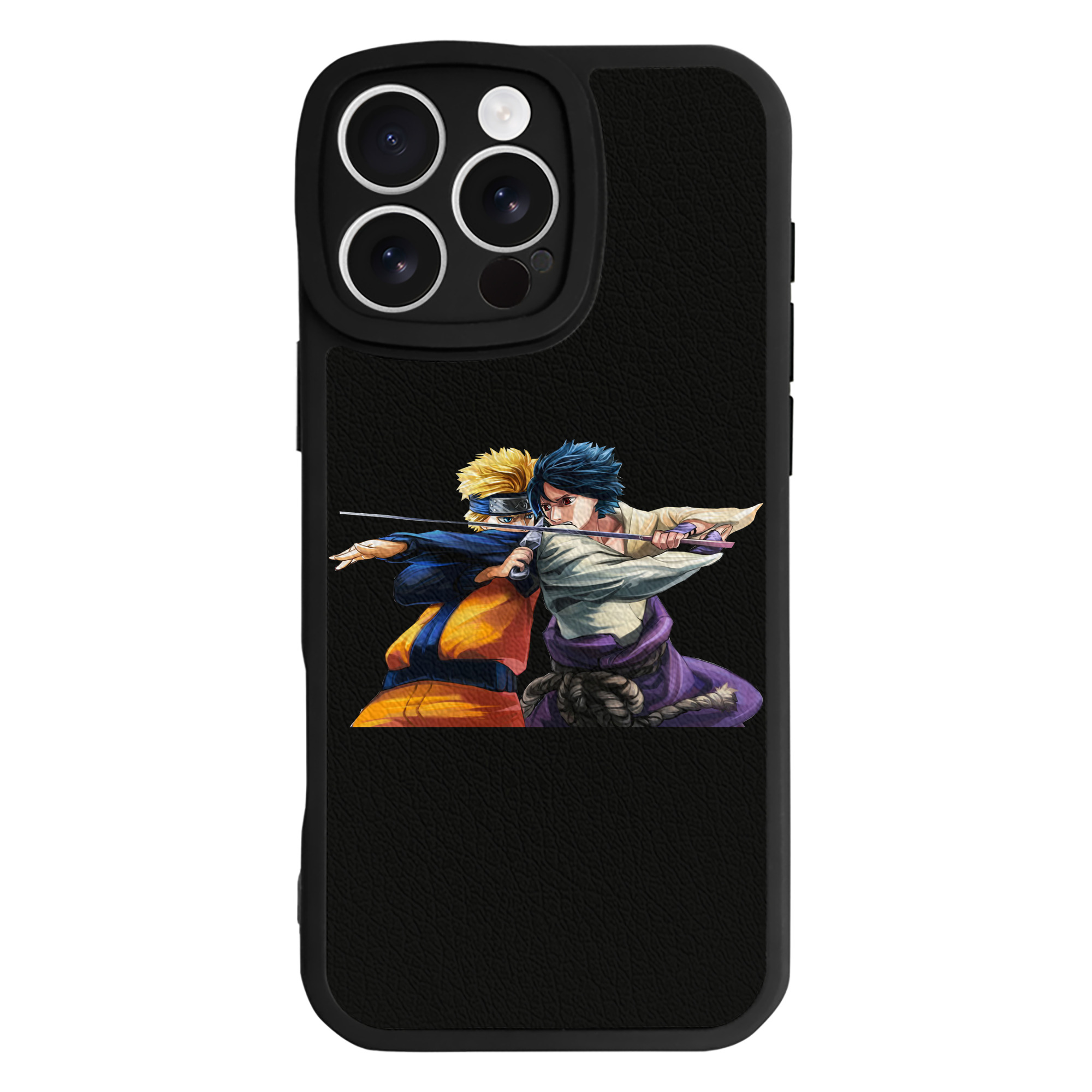 （画像用） NARUTO -ナルト- うずまき ナルト Uzumaki Naruto 【iPhone 16シリーズ対応】シリコンスマホケース（レザー調） 材質：シリコン